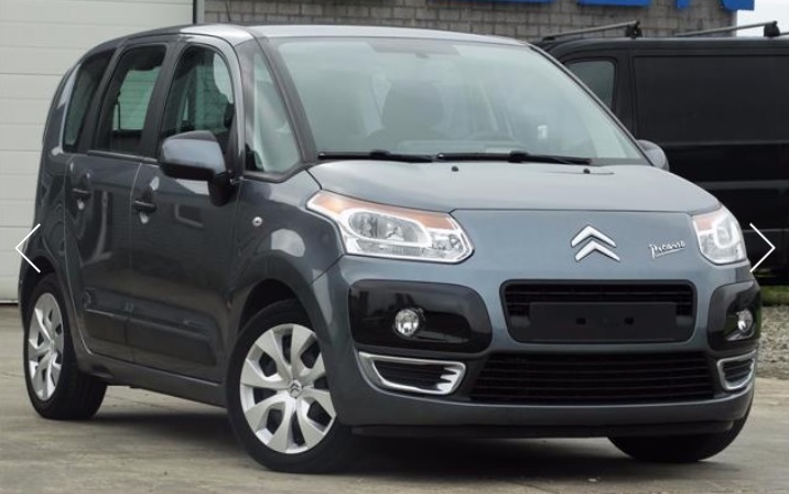Left hand drive CITROEN C3 PICASSO 1.6 HDI SX